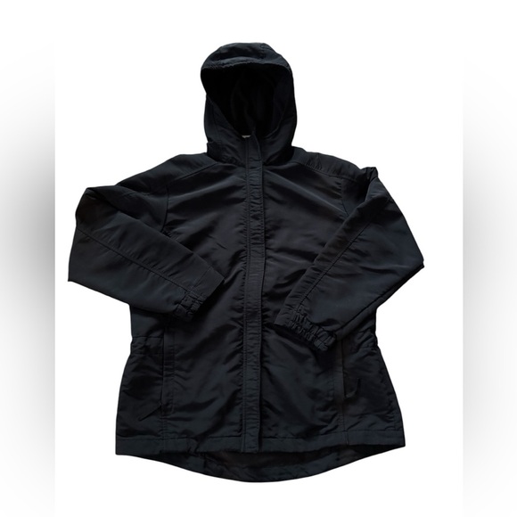 Vintage Nike Softshell Jacket Black Women Size Small Full Zip EUC - Picture 1 of 5